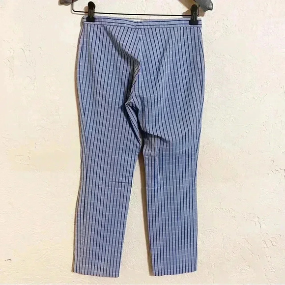 Theory Skinny Cropped Check Pants - Picture 4 of 4